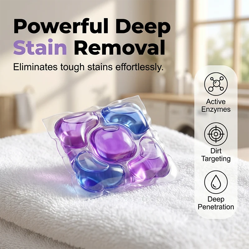 ✨2026 Hot Sale 50% OFF🔥5-in-1 White Musk Laundry Detergent Pods (80PCS) - Image 3