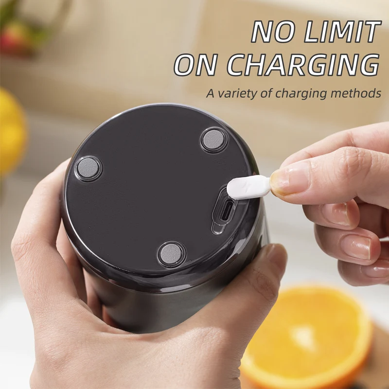 🏖️🍹Summer Hot Sale - Up to 50% OFF⚡50K+ SOLD!🎁Wireless Portable Juicer with 10 Blades - Image 4
