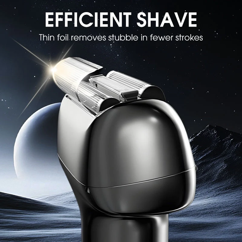 Men's Efficient Rechargeable Foil Electric Shaver - Image 4