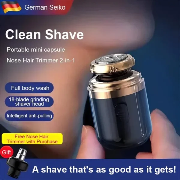 π₯Hot Sale - 50% OFFπMini Portable Electric Shaver