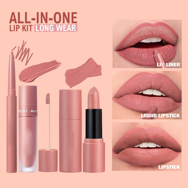 Long-Lasting & Waterproof Matte Lipstick Set