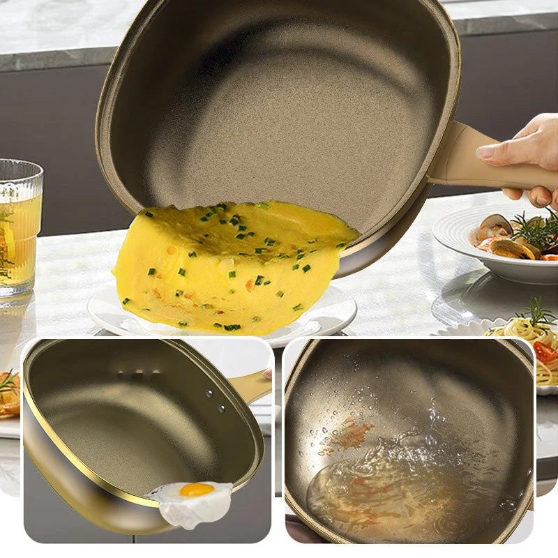 ⏳Time-limited Special⏰12in Titanium Alloy Non-Stick Pot with Lid - Image 7