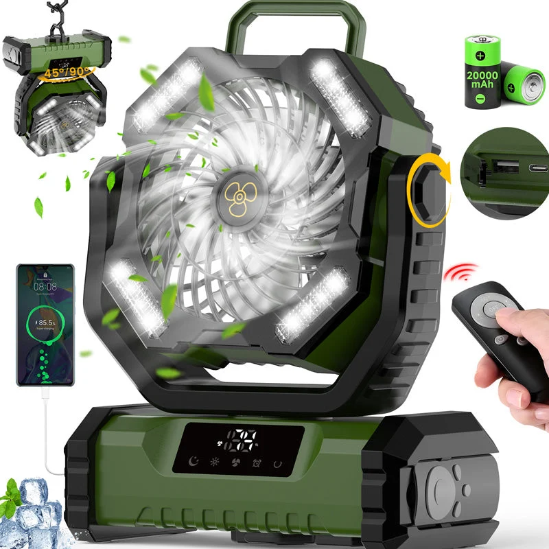 🏆HOT SALE 50%OFF🍃Portable Oscillating Fan with Remote Control - Image 12