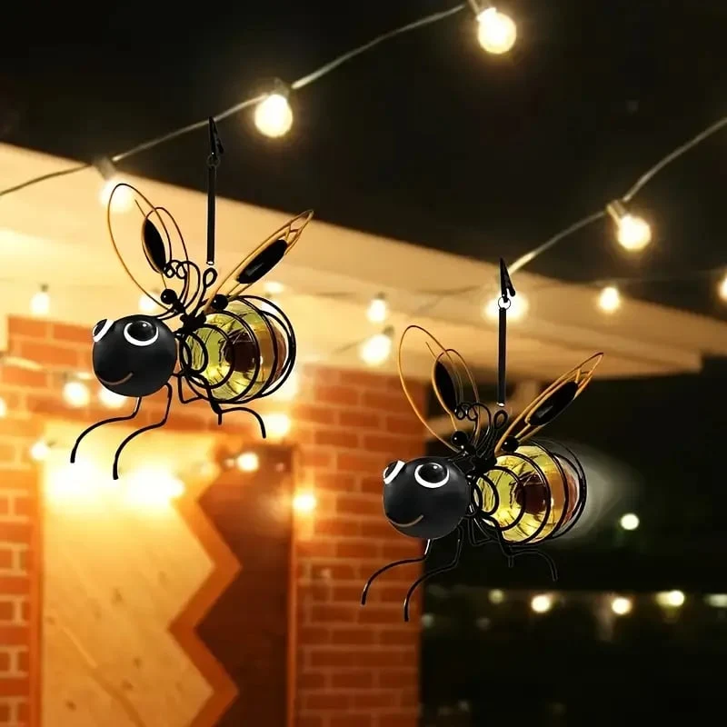 π 50% OFF NOW! βοΈ Outdoor Hanging Solar Bee Light β Charming garden decor, auto-on at dusk β Perfect gift for plant lovers, moms or anyone who smiles β€οΈπΏβ¨ - Image 8