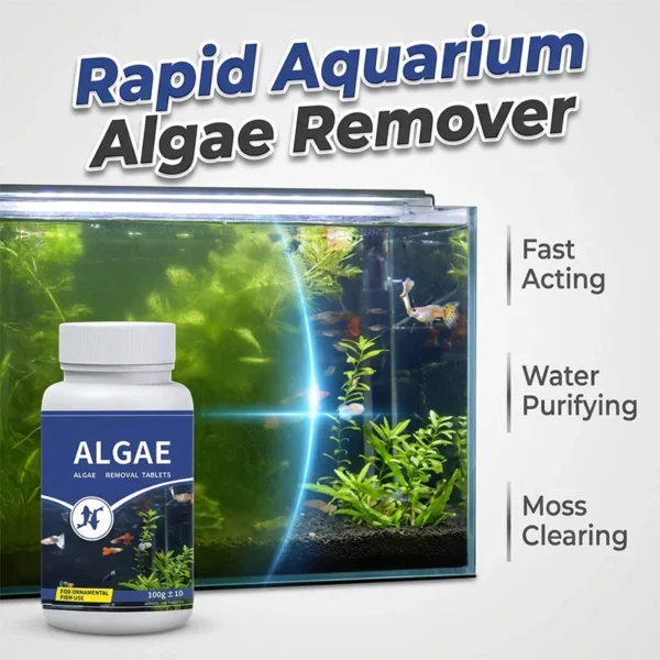 Fish Tank Algae Remover Tablets for Clear Water