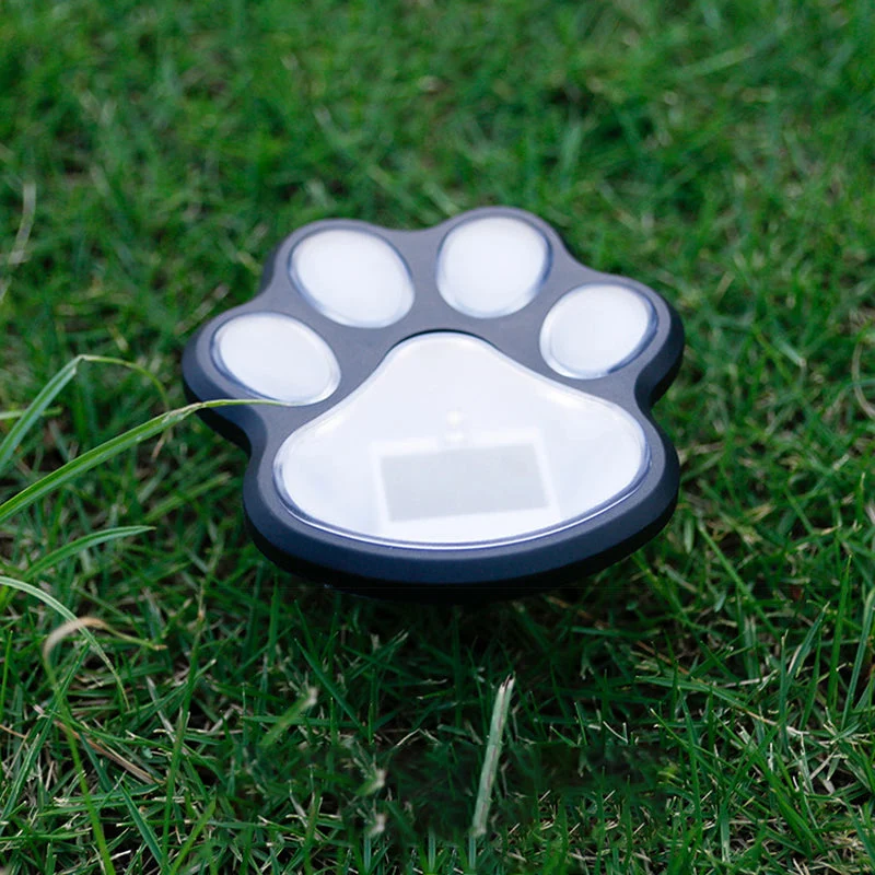 Solar Paw Print Garden Lights - Image 7