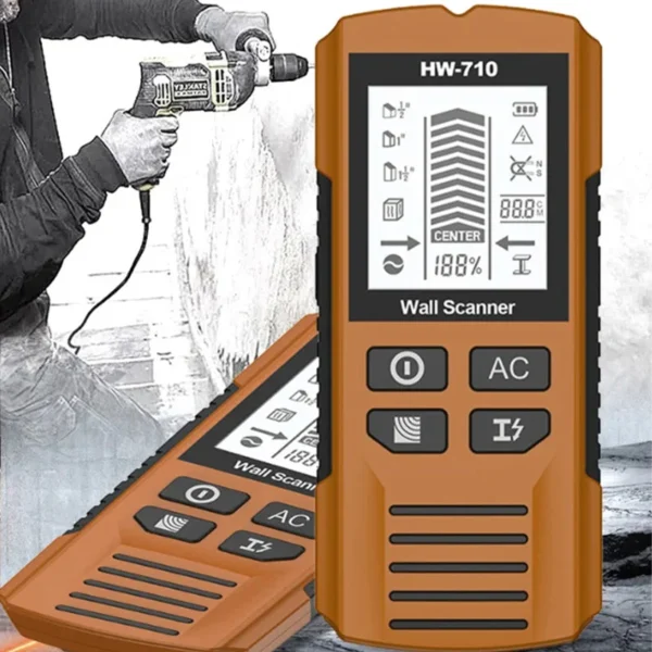 Multifunction Wall Scanner with LCD Display