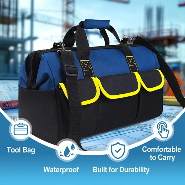 Heavy Duty Tool Bag with Shoulder Strap