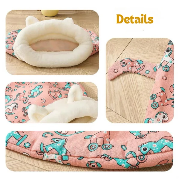 🔥Hot Sale🐱Warm, plush, thick cat bed - Image 2