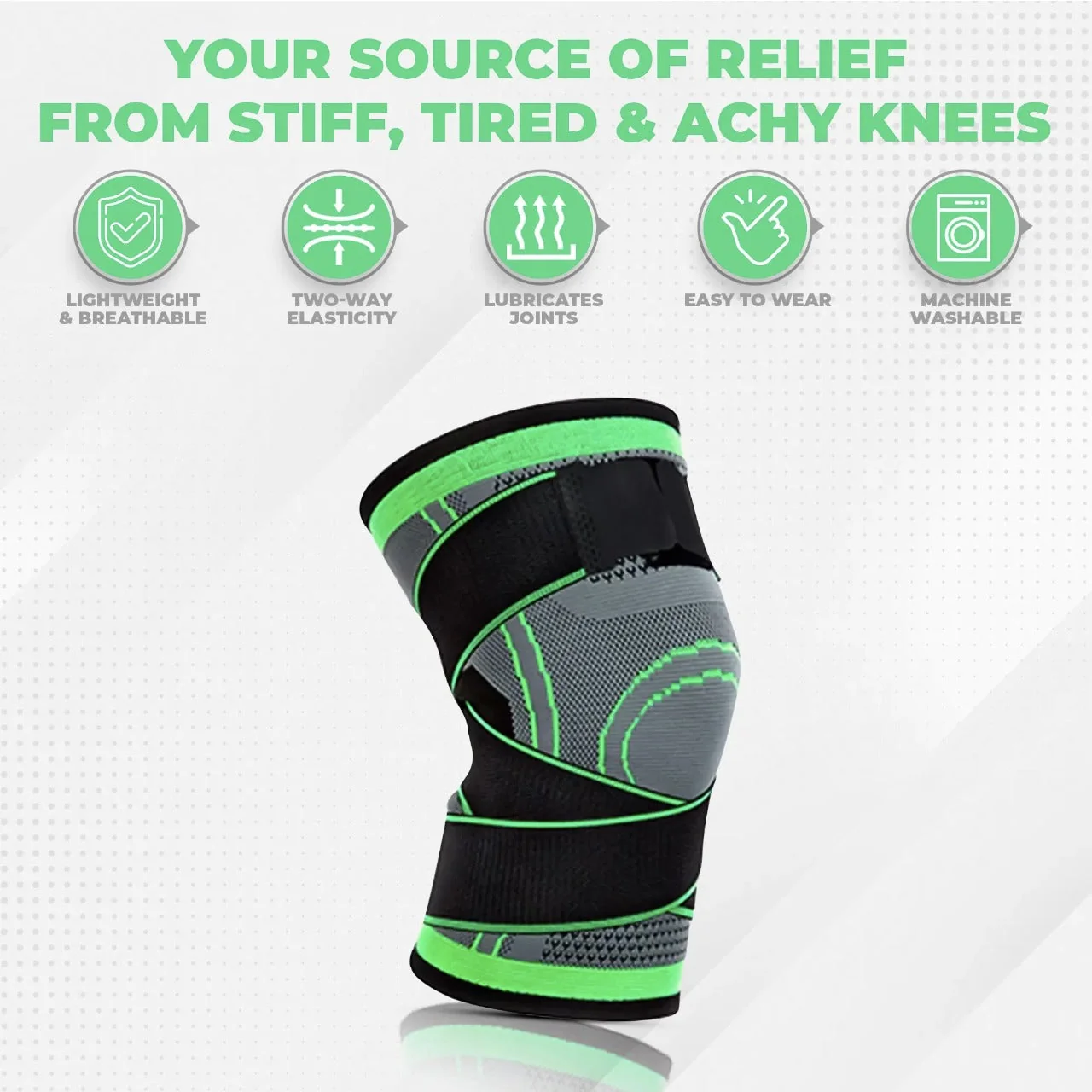 A must-have in winter to prevent knee pain——Knee Compression Sleeve