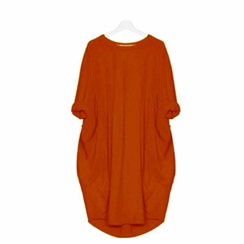 🔥Autumn Sale 49% OFF - Long Sleeve Casual Loose Pocket Dress🎁Buy 3 Pay 2 - Image 7