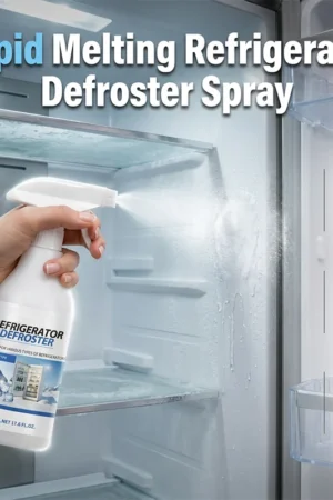 🥳2026 HOT SALE🥳💞50K+ SOLD!❄️💨 50% OFF! Rapid Refrigerator Defroster Spray – Instant frost melting, no scraping. Food safe, easy spray. Save time & energy. 🧊✨