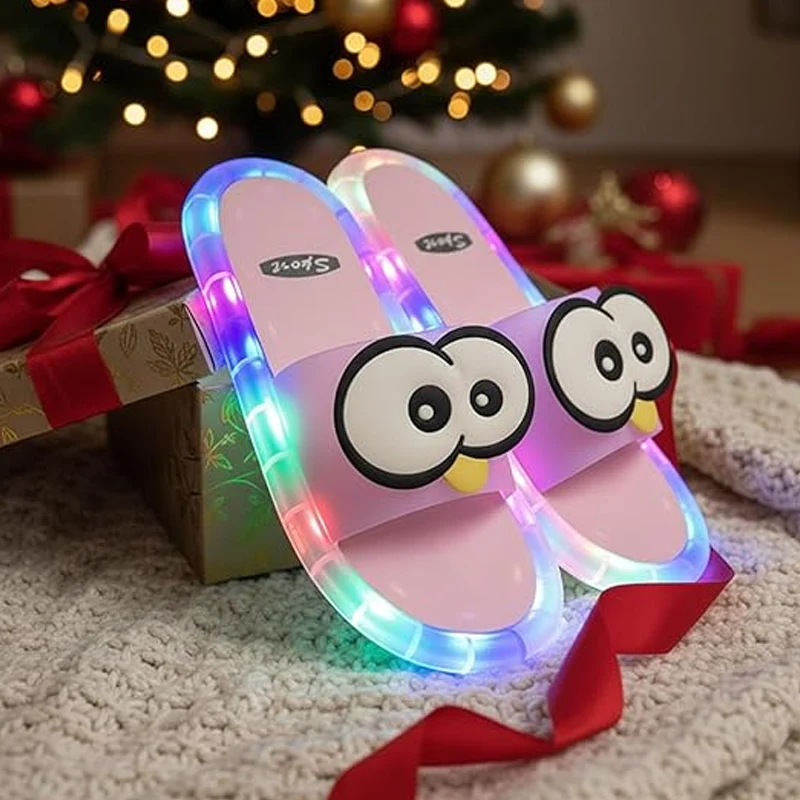 ๐ง 50% OFF NOW! ๐ก LED Cartoon Slippers โ Vibrant Light-Up Sole & Cute Penguin Design โ Flexible PVC & Easy Slip-On ๐