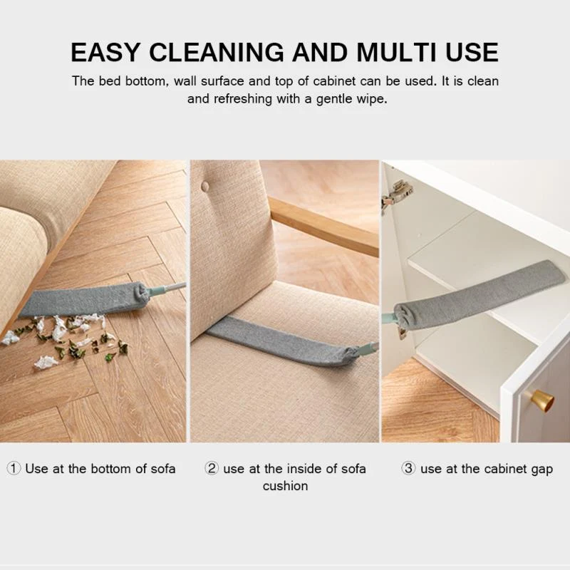 Multifunction Retractable Microfiber Dust Brush Gap Mop - Image 15