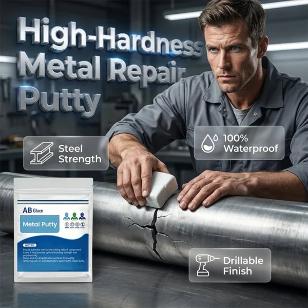 High Hardness Metal Repair Putty Set Quick Drying AB Epoxy Clay