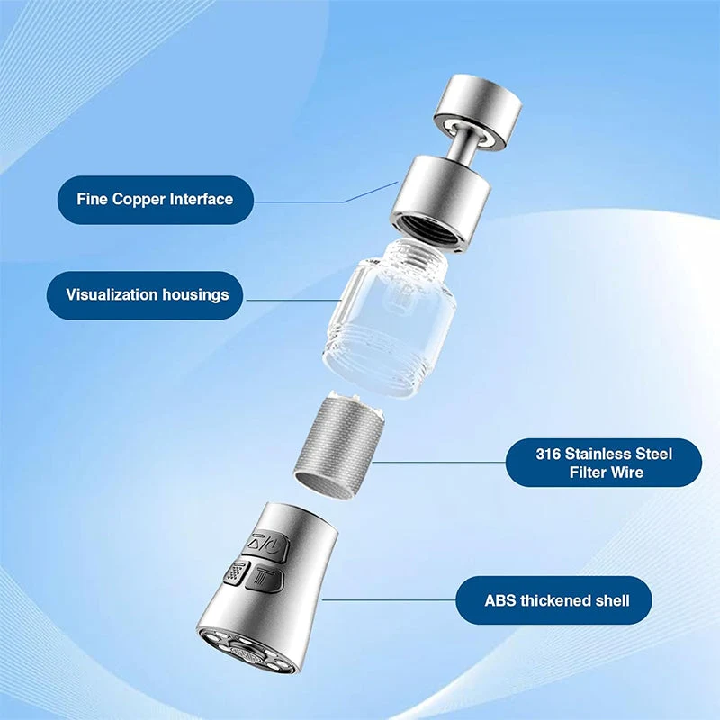 🔥 2025 Hot Sale💦360° Swivel Kitchen Faucet Aerator - Image 3