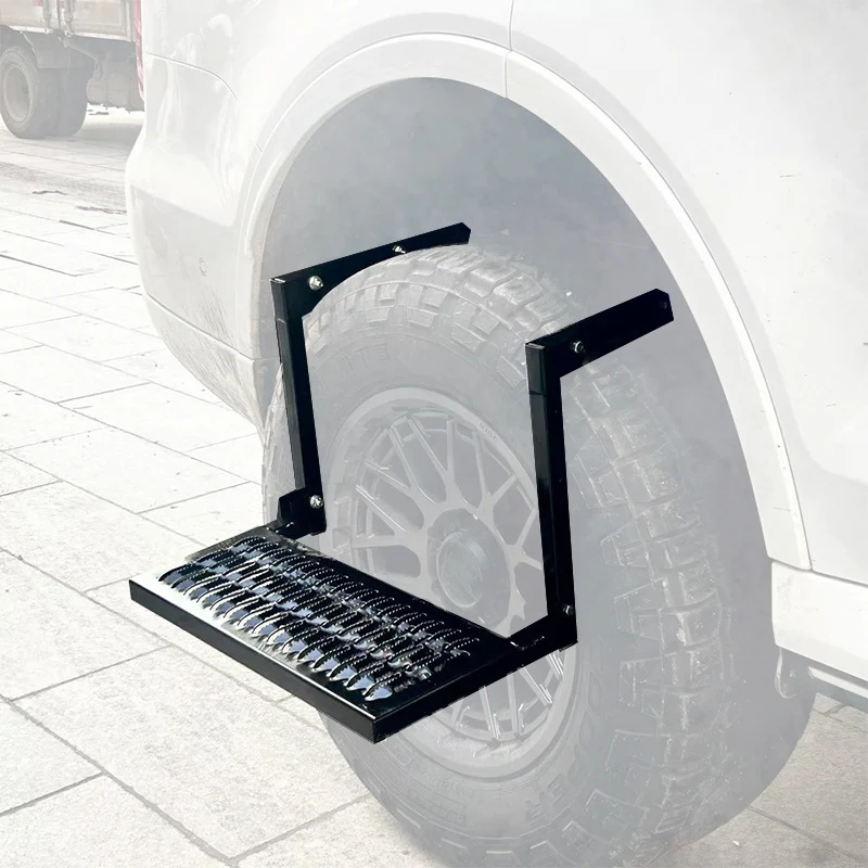 Heavy-Duty Folding Tire Step for Roof Access - Image 5