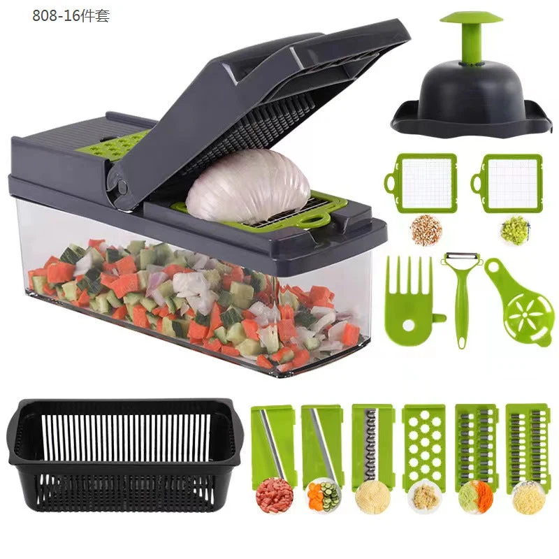 š MOTHERāS DAY SALE 50% OFF!!! š§āš³Multi-Knife⢠| Multi-function vegetable cutter | 16-piece setš„ - Image 6
