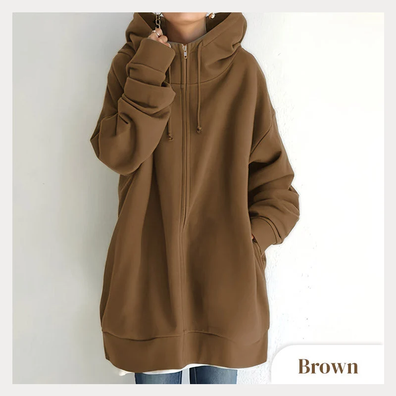 💥Limited Time Special Offer 50% off🔥Women's Autumn/Winter Zipper Hooded Sweater - Image 20