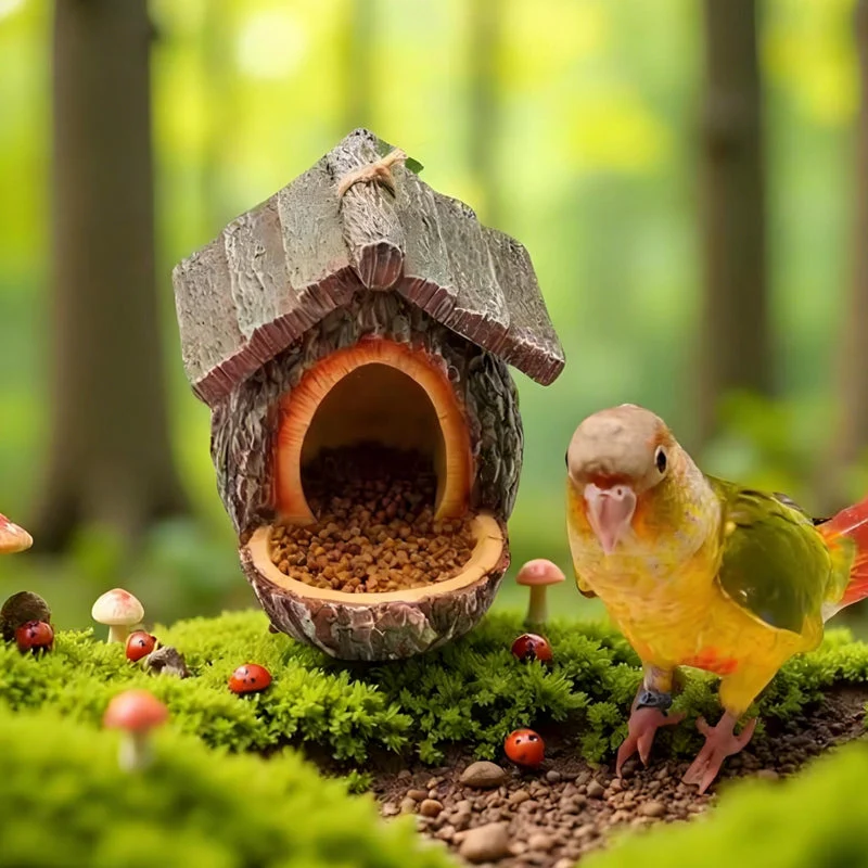 🔥50% OFF! 🐦 2026 New Arrivals – Outdoor Bird Feeder with Realistic Tree Stump Design | Garden Decor & Wildlife Sanctuary in One! 🌿✨ - Image 2