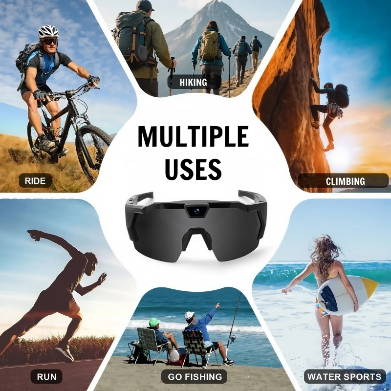 🎁 Hot Sale 49% OFF 🔥Outdoor Cycling Camera Glasses - Image 9