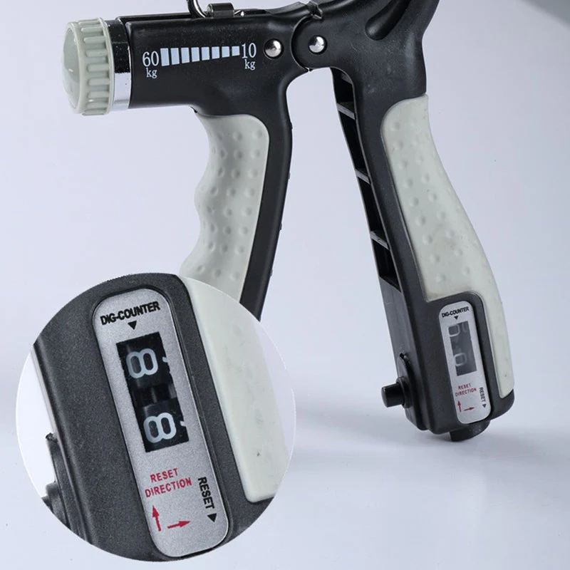 💪 50% OFF NOW ! ✨ Adjustable Counting Hand Grip Strength Trainer – 5 Resistance Levels, LCD Counter & Portable Design 🔋 - Image 5