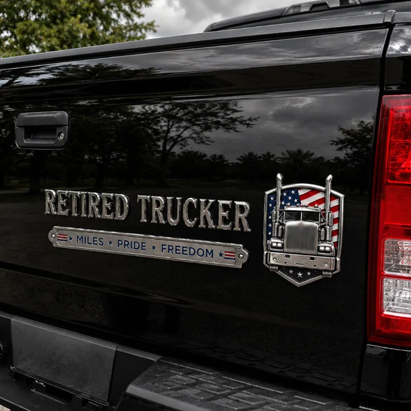 🎁Hot Sale 49% OFF🔥Retired Truck Driver Car Emblem Badge - Image 4