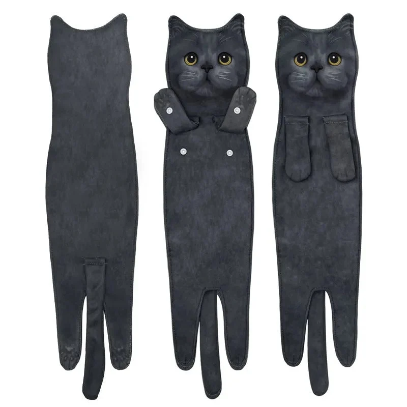 🎁Christmas Sale 49% Off🎉Cute Cat Hand Towel😺 - Image 13