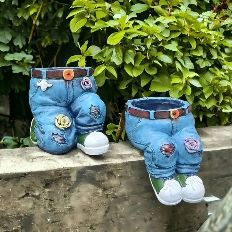 🔥Hot Sale 50% OFF🌷Creative 3D Jeans Shaped Flower Pot - Image 2