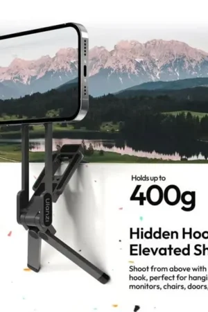 📢📢50% off!! ⏰ Magnetic Mount – 5-in-1 Mini Tripod with Dual MagSafe Magnets, Foldable Hook & Arca-Swiss Base! 📱🎥