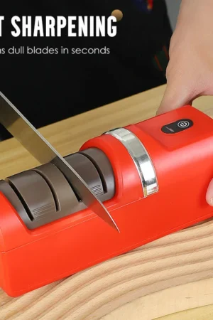 🔪 50% OFF NOW! ⚙️ Automatic Knife Sharpener – Fast Sharpening, Safe to Use & Works on All Blades ✨