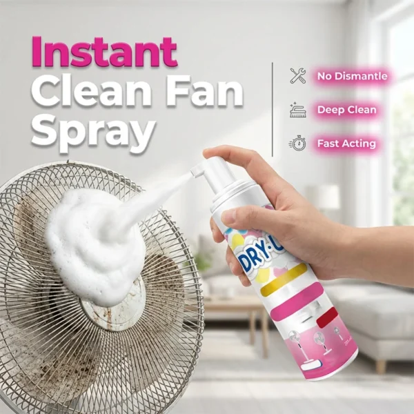🌀 Fan cleaner spray – no dismantling. Foam melts dust. Works on all fans! 🧼✨