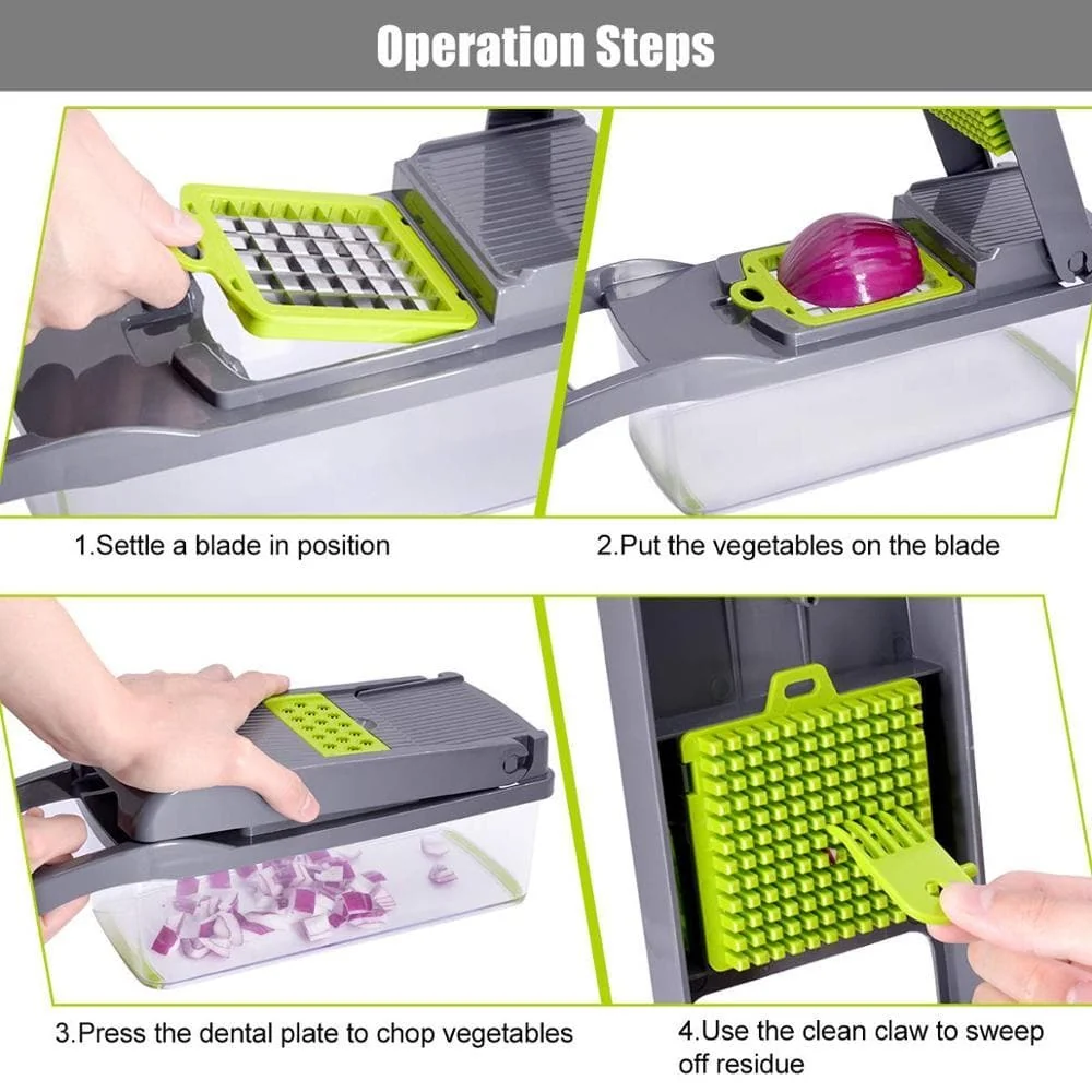 š MOTHERāS DAY SALE 50% OFF!!! š§āš³Multi-Knife⢠| Multi-function vegetable cutter | 16-piece setš„ - Image 3