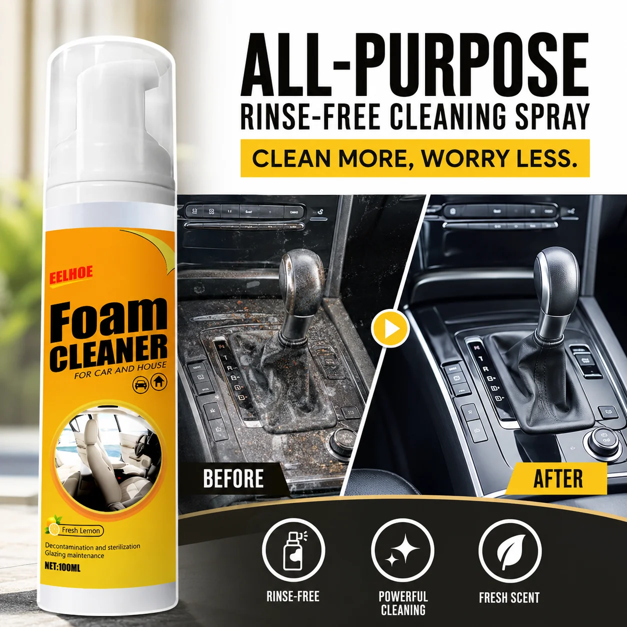 🔥2026 New Arrivals: 50% Off for a Limited Time!🔥🏆 50K+ SOLD!💦All-Purpose Rinse-Free Cleaning Spray - Image 6