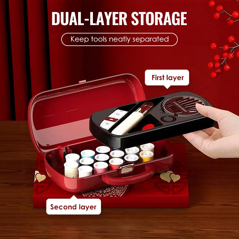 🧵21-Piece Portable Sewing Kit ✨ Ideal for DIY Sewing Projects