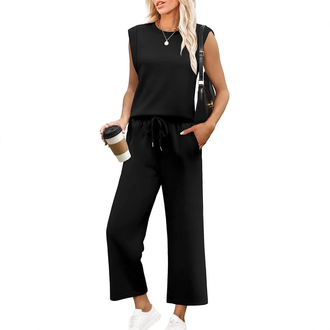 🌺 Hot Sale 49% OFF🌺 New Women's Sleeveless Top & Wide-Leg Pants 2-Piece Set - Image 8