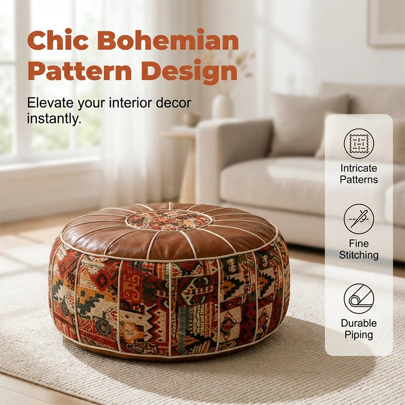 🎁 Hot Sale 49% OFF 🔥Multifunctional Storage Ottoman Pouf - Image 5