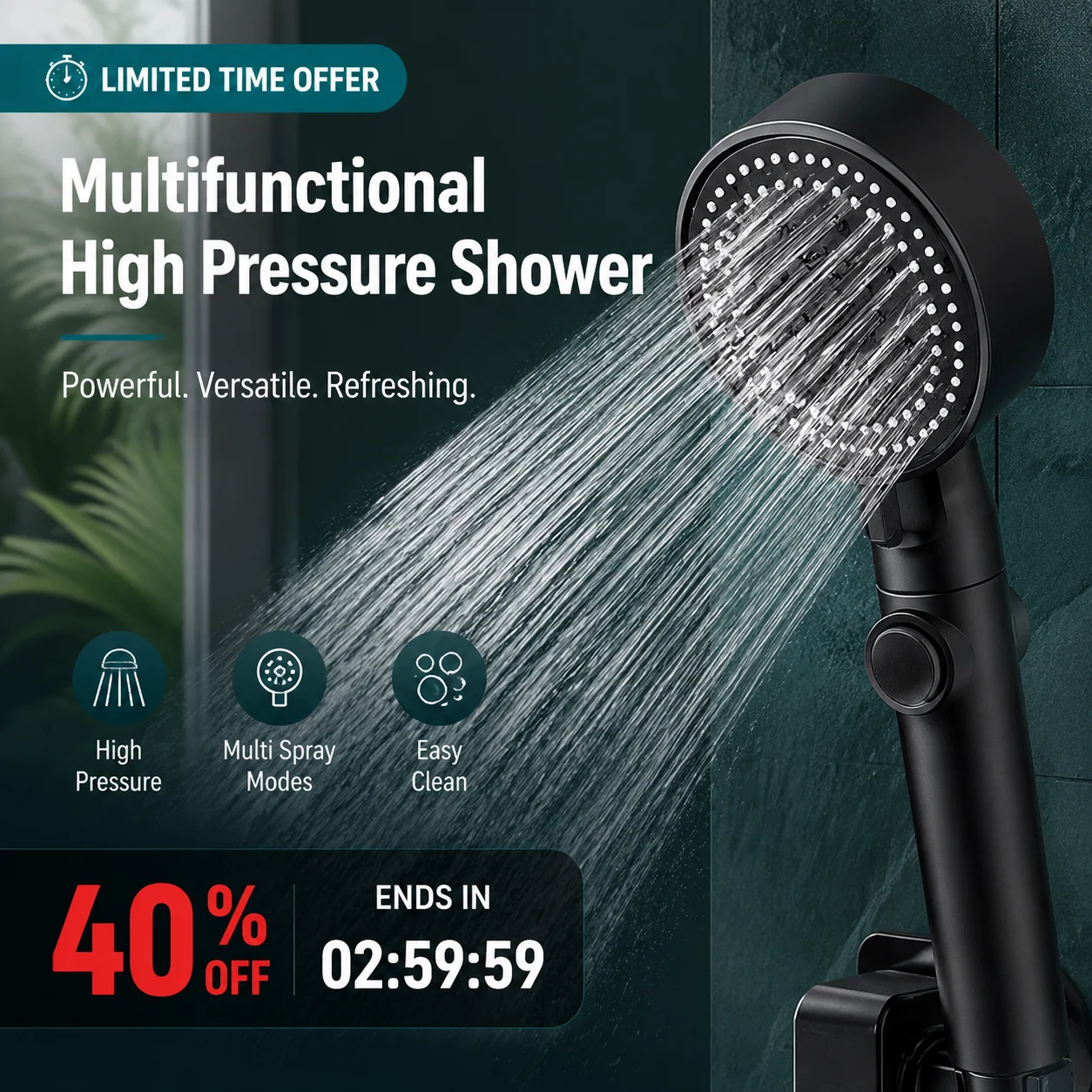 Multifunctional high pressure shower - Image 7
