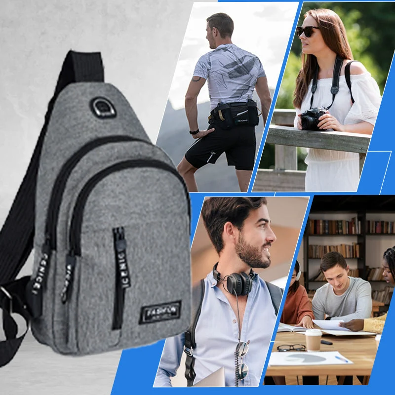 Sling Bag with USB Port - Image 8