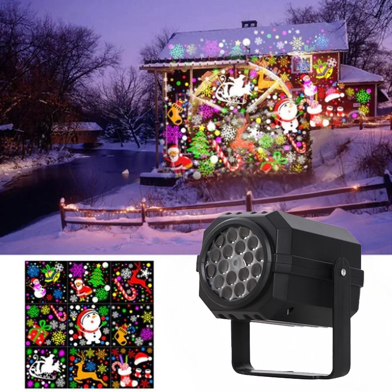 š„Black Friday Sale šRotating LED Christmas Pattern Projector Light - Image 5