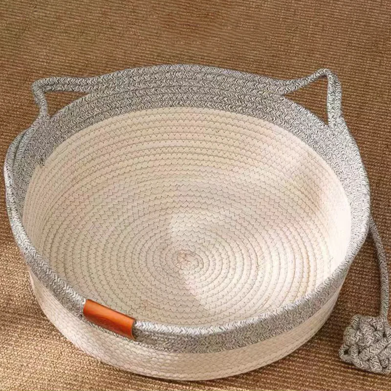 Comfortable Woven Cat Bed for All Seasons - Image 7