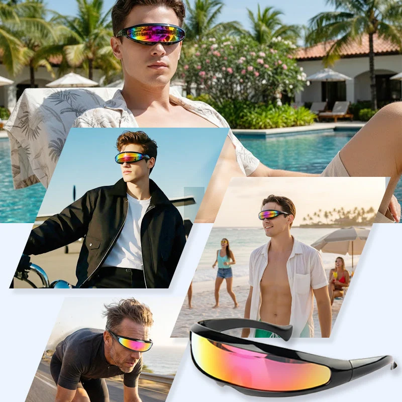 ⏳LAST DAY SALE 50% OFF🔥Lightweight Futuristic Shield Sunglasses - Image 8