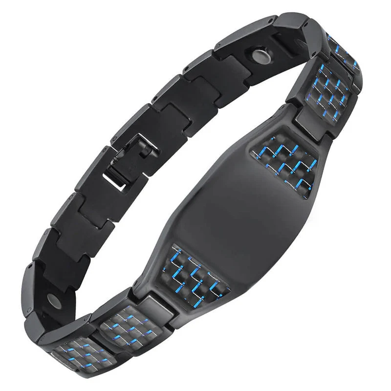 Men's Titanium Steel Magnetic Therapy Bracelet - Image 15