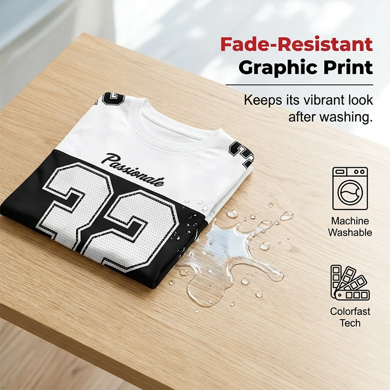 Men's Casual Graphic Print T-Shirt - Image 8