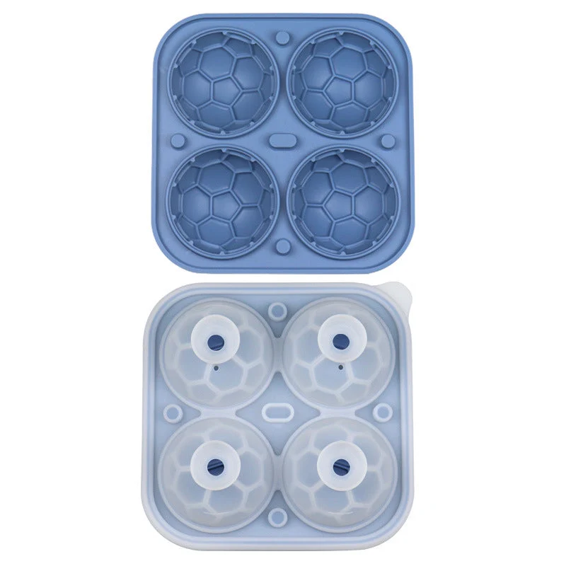 📢📢50% OFF!! ⏰ Silicone Soccer Ball Ice Cube Tray – 5.5 cm Cubes, Slow-Melting, Leak-Proof Design, 4 Colors, Perfect for Game Nights & Cocktails 🥂 - Image 13
