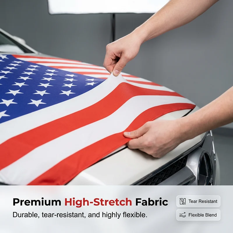 ⏳Limited Time 50% Off💥Patriotic Car Hood Flag Cover - Image 3