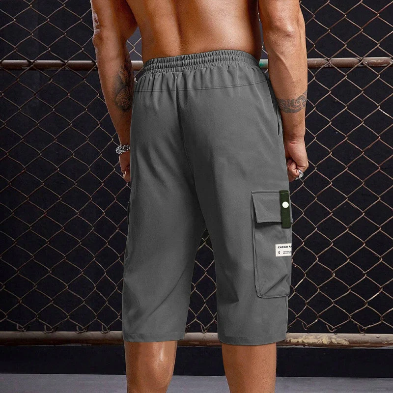 ⏳LAST DAY SALE 60% OFF !!📢Men's Casual Drawstring Capri Cargo Pants - Image 4