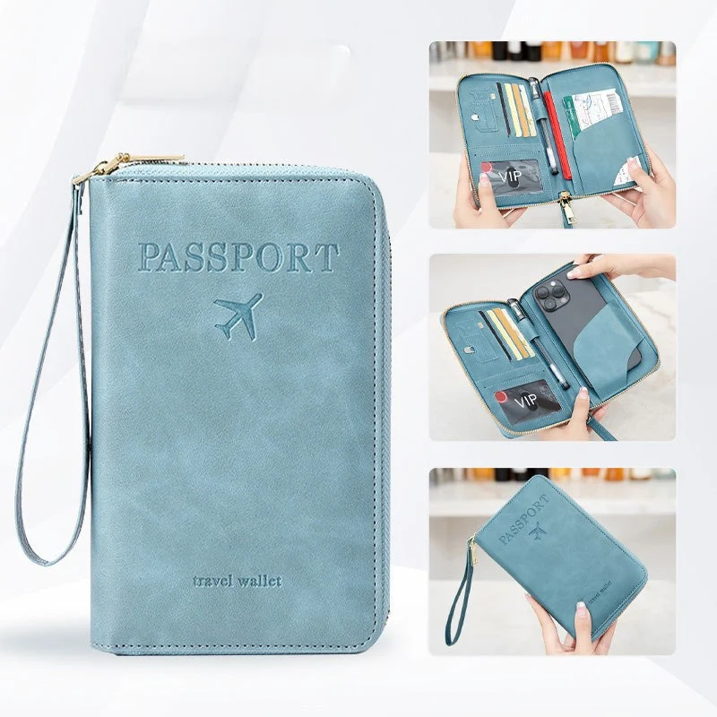 🧳2026 Tourism Must✈️Multifunctional RFID Passport Wallet - Image 9