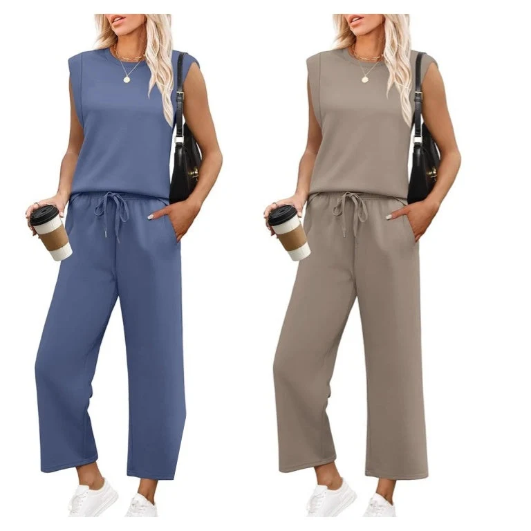 🌺 Hot Sale 49% OFF🌺 New Women's Sleeveless Top & Wide-Leg Pants 2-Piece Set - Image 10