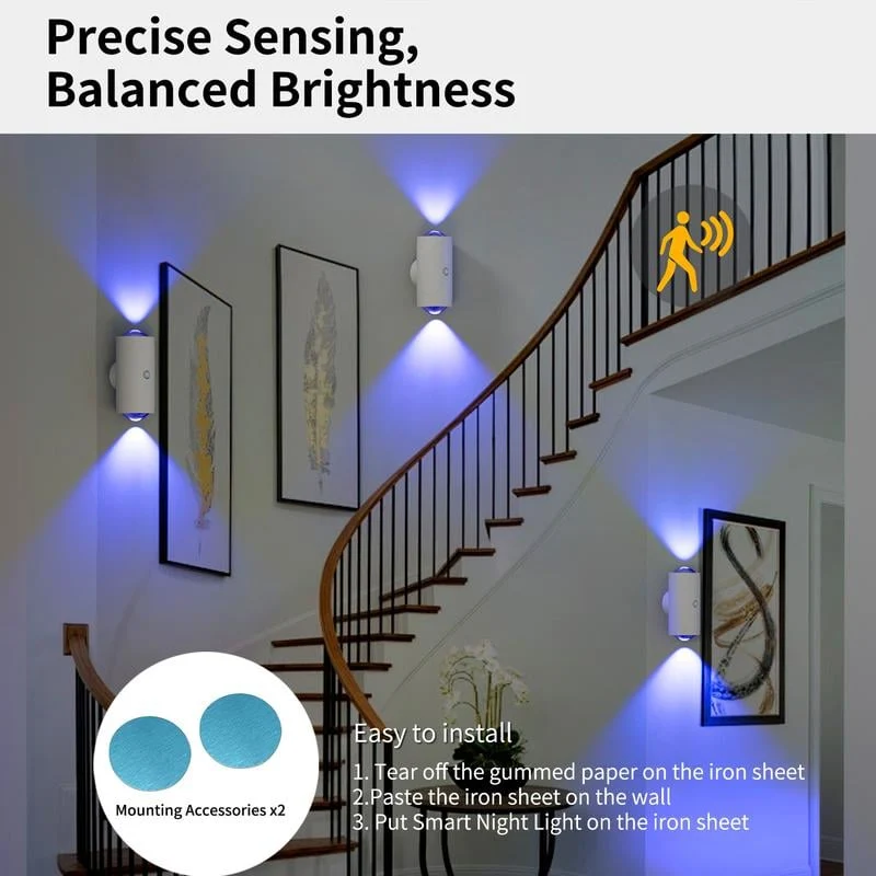 ⏳Time-Limited Special⏰Rechargeable Smart LED Motion Sensor Ambient Light - Image 8
